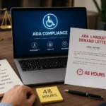 I Received an ADA Website Lawsuit Demand Letter: What to Do in 48 Hours