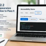 WCAG 2.2 Focus Appearance (2.4.11): How to Pass It